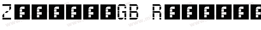ZhuhuanGB Regular字体转换